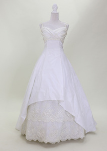  used wedding dress two next .* photo ..! Lovely Wedding 9 number T white |white A line dress W-75