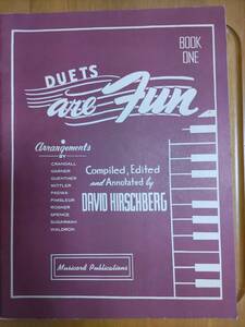 David Hirschberg Duets Are Fun (Book One)