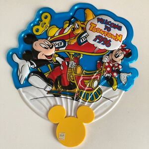 レア 1996年 toontown プラスチック製 うちわ コレクション ディズニー 東京ディズニーランド