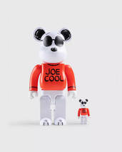 希少 ■ MEDICOM TOY BE@RBRICK JOE COOL 100％ ＆ 400％ ジョークール スヌーピー ベアブリック メディコムトイ ■_画像1