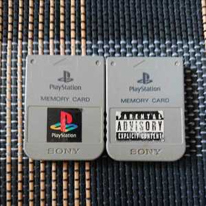 【動作未確認】☆PS プレイステーション PlayStation メモリーカード ソニー純正 2枚セット
