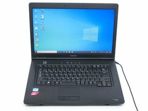 中古/15型/ノートPC/Win10/新品SSD256GB/4GB/i5　M480/TOSHIBA　B550/B　 MS office2021ProPlus搭載　新品無線マウス