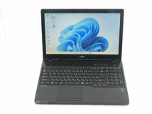 最新Win11 Pro/カメラ内蔵/15.6型/薄型ノートPC/新品SSD256GB/8GB/5世代i3/FMV　AH45/W 新品無線マウス　MS office2021ProPlus搭載_画像1