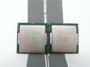 中古　Intel 　Pentium　G4400　2枚セット　 CPU BIOS起動確認済み　ジャンク扱い　送料無料
