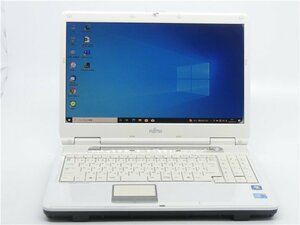 中古/15.6型/HDMI/テンキー/無線WIFI/ノートPC/Win10/新品SSD256/4GB/i5-M450/FMV　AH550/5A 　MS office2021ProPlus搭載