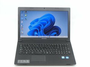 中古/カメラ内蔵/15型/ノートPC/最新Win11Pro/SSD128GB/6GB/CEL　1005M/Lenovo　B590 MS office2021ProPlus搭載　動作良品