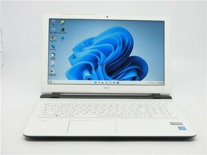 Win11Pro/カメラ/中古15.6ノートPC/新品SSD256/8GB/Celeron2957U/NEC　LE150/T 無線マウスoffice搭/HDMI/WIFI/テンキー/USB3.0/Bluetooth/