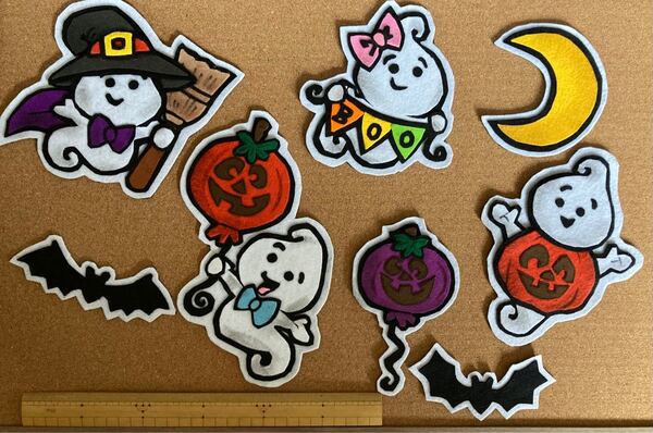 ハロウィン オバケ 壁面飾り