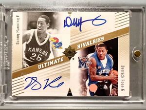 最高級版/25枚限定 Auto 10 Ultimate Derrick Rose Danny Manning デリック・ローズ NBA サイン ブルズ Bulls Panini ユニフォーム バスケ