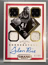 All-star MVP 直書/99 Auto Jersey 16 Panini Glen Rice グレン・ライス NBA サイン バスケ Heat ヒート　ユニフォーム Lakers 優勝 3P王_画像1