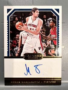 高級版 激レア選手/99枚限定 Auto 16 Panini GR Boban Marjanovic ボバン・マリヤノヴィッチ NBA 直筆 サイン バスケ Mavs マブス 221cm