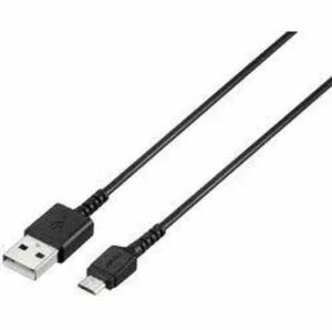 USB2.0ケーブル （Type-A to microB） 2.0m ブラック
