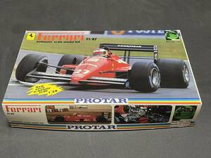 プロター　　PROTAR 　　1/24　フェラーリ　 FERRARI F1/87　ゲルハルト・ベルガー　　アルボレート　　デカール良好　　値札残り