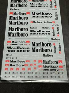 1/20 McLAREN MP4/4 MP4/5B MP4/7 MP4/8 Marlboro Marlboro переводная картинка MP4/5 MP4/6. использование возможность 