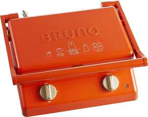 BRUNO miffy ブルーノ ミッフィー グリルサンドメーカー ダブル ナインチェ 耳まで焼ける タイマー付き プレート取りはずし可 BOE089 b