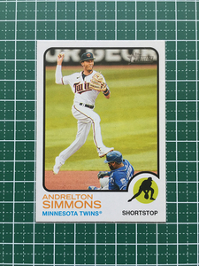 ★TOPPS MLB 2022 HERITAGE #12 ANDRELTON SIMMONS［MINNESOTA TWINS］ベースカード「BASE」★