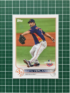 ★TOPPS MLB 2022 OPENING DAY #103 JUSTIN VERLANDER［HOUSTON ASTROS］ベースカード「BASE」★