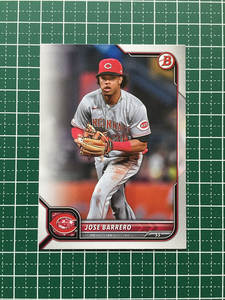 ★TOPPS MLB 2022 BOWMAN #74 JOSE BARRERO［CINCINNATI REDS］ベースカード「BASE」★