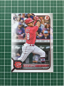 ★TOPPS MLB 2022 BOWMAN #93 ALEJO LOPEZ［CINCINNATI REDS］ベースカード「BASE」ルーキー「RC」★