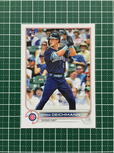 ★TOPPS MLB 2022 SERIES 2 #395 GREG DEICHMANN［CHICAGO CUBS］ベースカード「BASE」ルーキー「RC」★