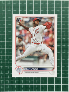 ★TOPPS MLB 2022 SERIES 2 #360 JOAN ADON［WASHINGTON NATIONALS］ベースカード「BASE」ルーキー「RC」★