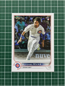 ★TOPPS MLB 2022 SERIES 2 #526 ALFONSO RIVAS［CHICAGO CUBS］ベースカード「BASE」ルーキー「RC」★