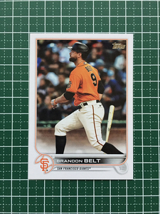 ★TOPPS MLB 2022 SERIES 2 #632 BRANDON BELT［SAN FRANCISCO GIANTS］ベースカード「BASE」★