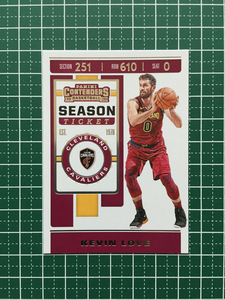 ★PANINI 2019-20 NBA CONTENDERS #60 KEVIN LOVE［CLEVELAND CAVALIERS］ベースカード SEASON TICKET 2020★