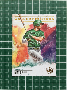 ★PANINI MLB 2022 DIAMOND KINGS #GS-4 MATT OLSON［OAKLAND ATHLETICS］インサートカード「GALLERY OF STARS」★