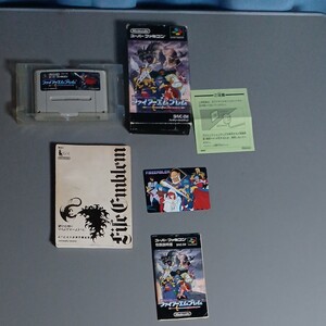 スーパーファミコン版完品ファイアーエムブレム紋章の謎と書込なし攻略本付送料込