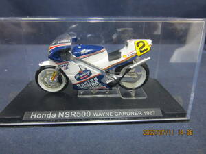 【F103】HONDA NSR500 WAYNE GARDNER #2 1987 1/24 ワインガードナー デアゴスティーニ チャンピオンバイクコレクション