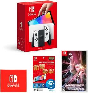Nintendo Switch(有機ELモデル) Joy-Con(L)/(R) ホワイト Amazon限定同梱版
