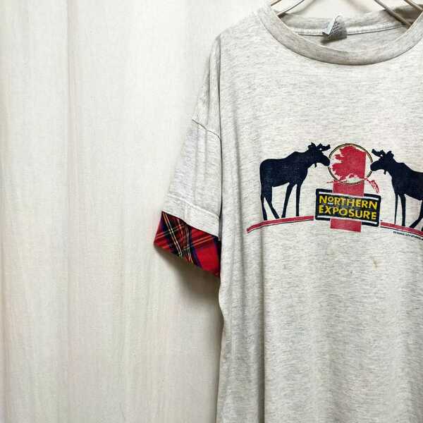 古着　heartland apparel　半袖Tシャツ　ヴィンテージ　90s　シングルステッチ　アメリカ製　ビッグサイズ