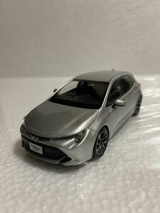 1/30 トヨタ 新型カローラスポーツ COROLLA SPORT 非売品 カラーサンプル ミニカー シルバーメタリック