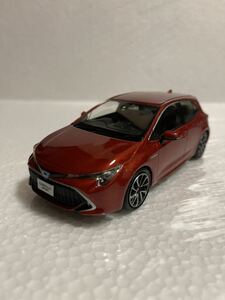 1/30 トヨタ 新型カローラスポーツ COROLLA SPORT 非売品 カラーサンプル ミニカー スカーレットメタリック