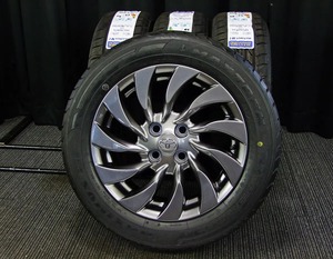 [中古リペアアルミ新品サマー4本] 6J+40トヨタ純正ガンメタ未使用185/60R15ヤリスアクアヴィッツ160系カローラフィールダーポルテスペイド