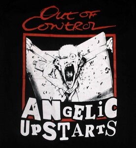 ★エンジェリック アップスターツ Tシャツ ANGELIC UPSTARTS Out Of Control - L 正規品 80s uk oi punk blitz last resort