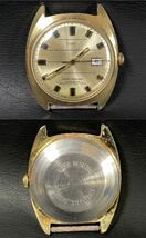 TIMEX タイメックス 腕時計 デイト フェイスのみ3点 自動巻き 25m サークル ゴールド シルバー_画像4