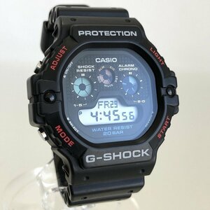 希少レア！35周年記念 三つ目復刻モデル 極美品 カシオ G-SHOCK 腕時計 DW-5900-1JF ブラック デジタル QZ メンズ 質屋の質セブン