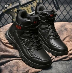 [24.5cm]706B* новый товар мужской милитари ботинки уличный альпинизм обувь Survival страйкбол боковой Zip модель 