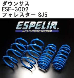 【ESPELIR/エスぺリア】 ダウンサス 1台分セット スバル フォレスター SJ5 H27/11~ [ESF-3002]