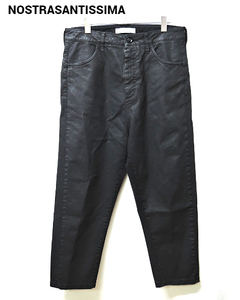 46【NOSTRASANTISSIMA PANTS Black ITALY ノストラサンティッシマ パンツ ルーズパンツ ブラック】