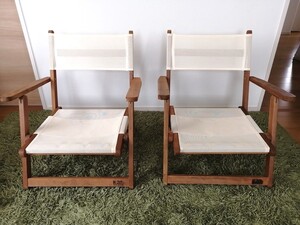 ウッドローチェア 木製 折りたたみ 2脚セット