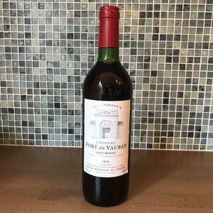 赤ワイン 1978 CHATEAU FORT DE VAUBAN HAUT-MEDOC 750ml 12.5% FRANCE 新品未開封 ヴィンテージ 古酒