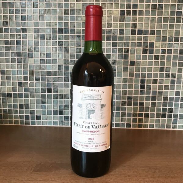 赤ワイン 1978 CHATEAU FORT DE VAUBAN HAUT-MEDOC 750ml 12.5% FRANCE 新品未開封 ヴィンテージ 古酒