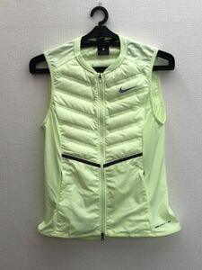 NIKE( Nike )wi men's aero loft 800 down vest ( lemon yellow )* reference price :17.600 jpy *799850-701 * lady's M(220716)