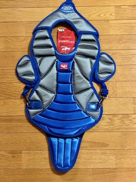 送料無料★子供用☆USA限定発売モデル★USAローリングスRAWLINGS☆キャッチャープロテクター☆青☆新品