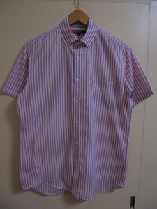 DURBAN Durban stripe short sleeves button down shirt /M