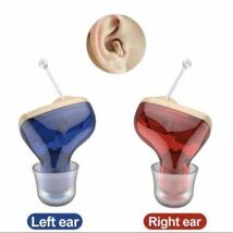 【両耳セット】補聴器　デジタル式　超小型耳穴式　低周波カット　ノイズカット　ダイヤルボリューム付き_画像1