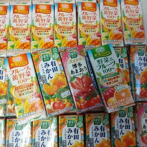 49本　野菜　フルーツ　ジュース　紙パック　まとめ売り　ソフトドリンク　